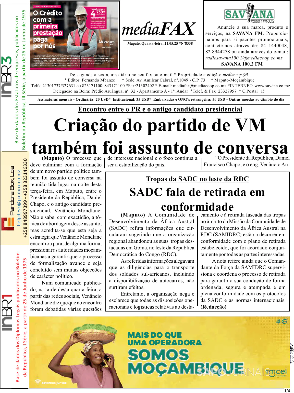Capa Mediafax