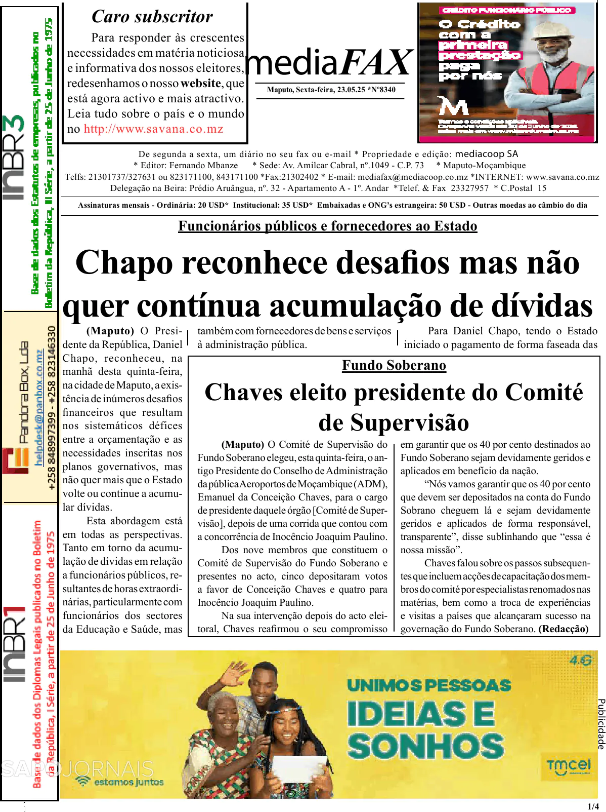 Capa Mediafax
