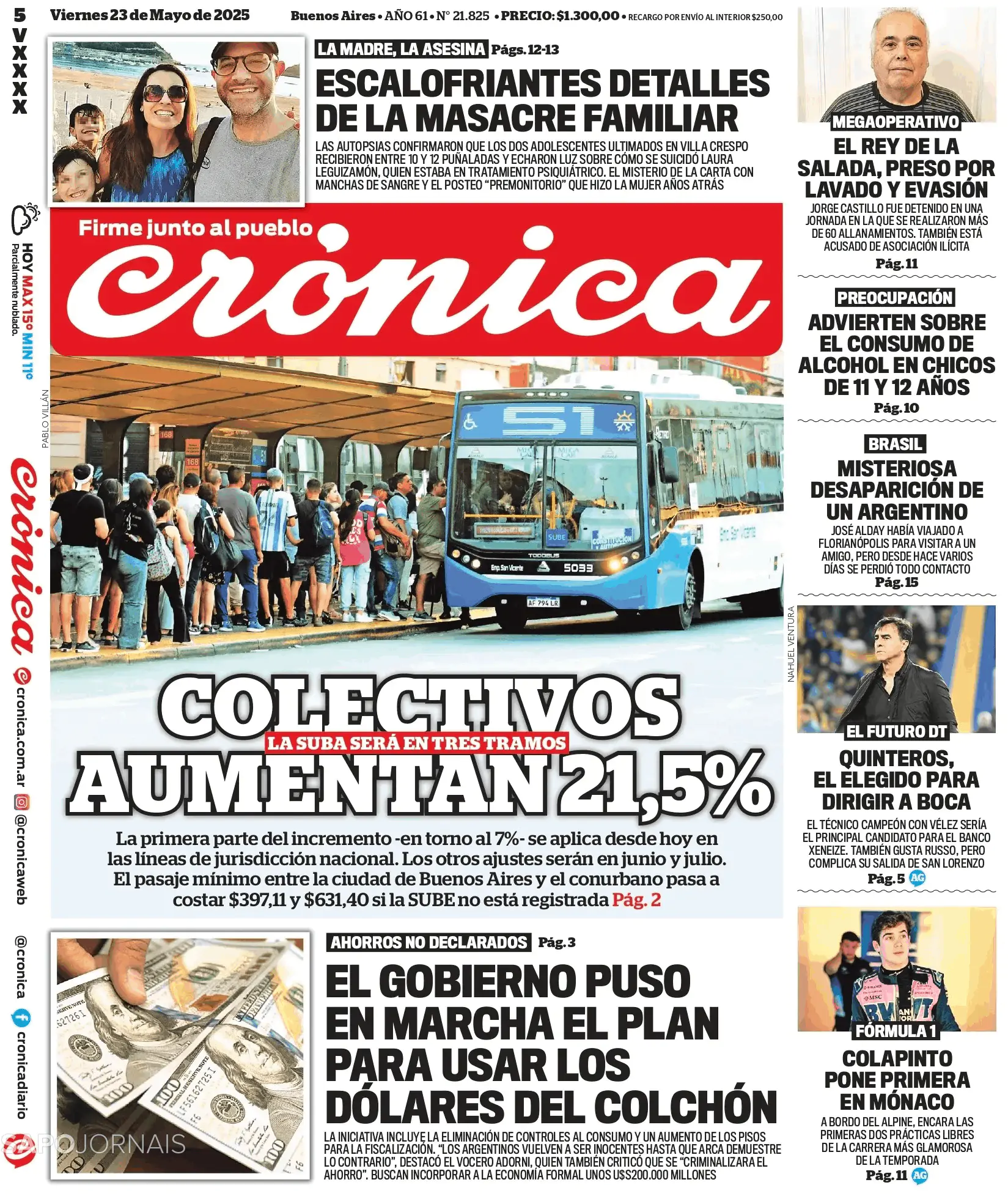 Capa Crónica