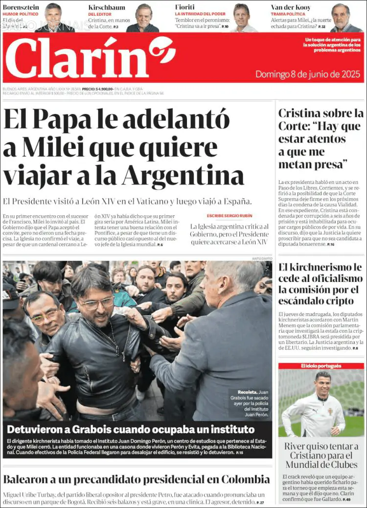Capa Clarín