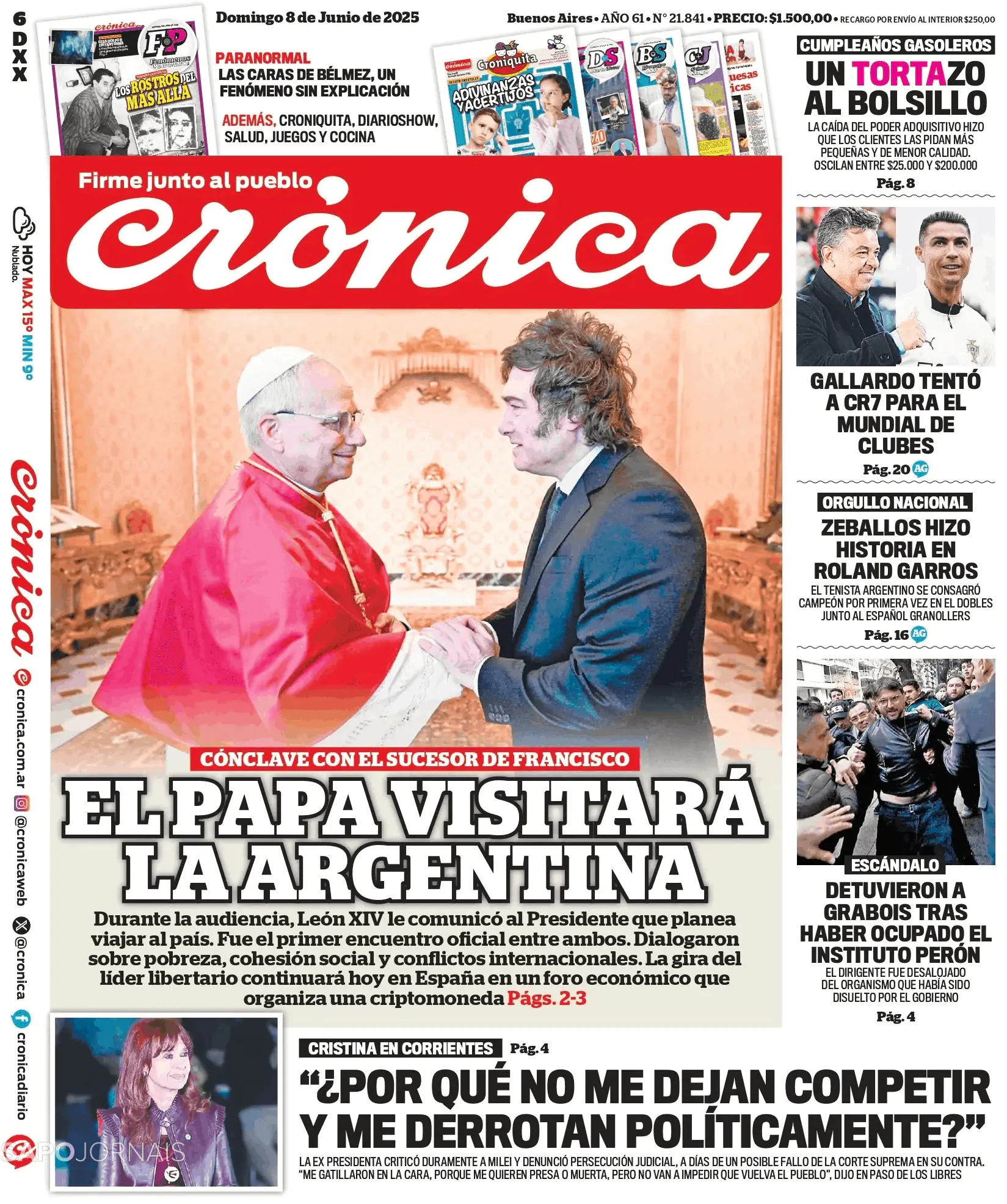 Capa Crónica