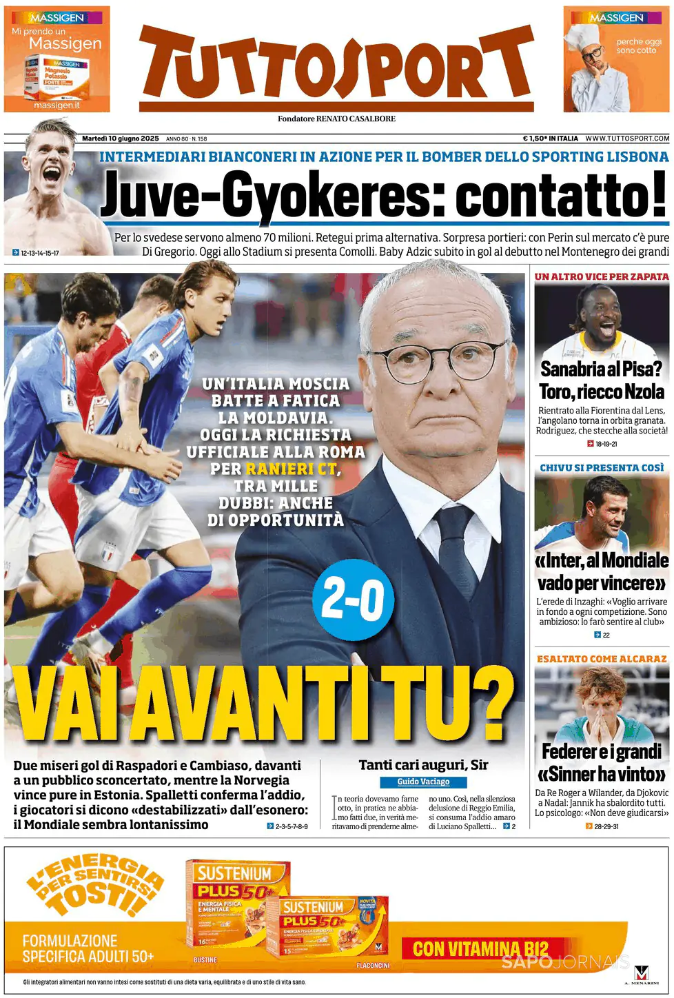 Capa Tuttosport