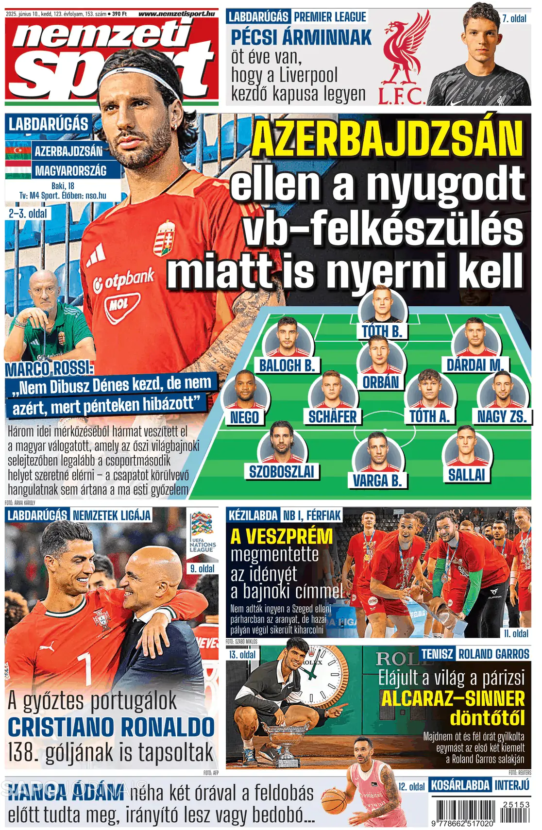Capa Nemzeti Sport