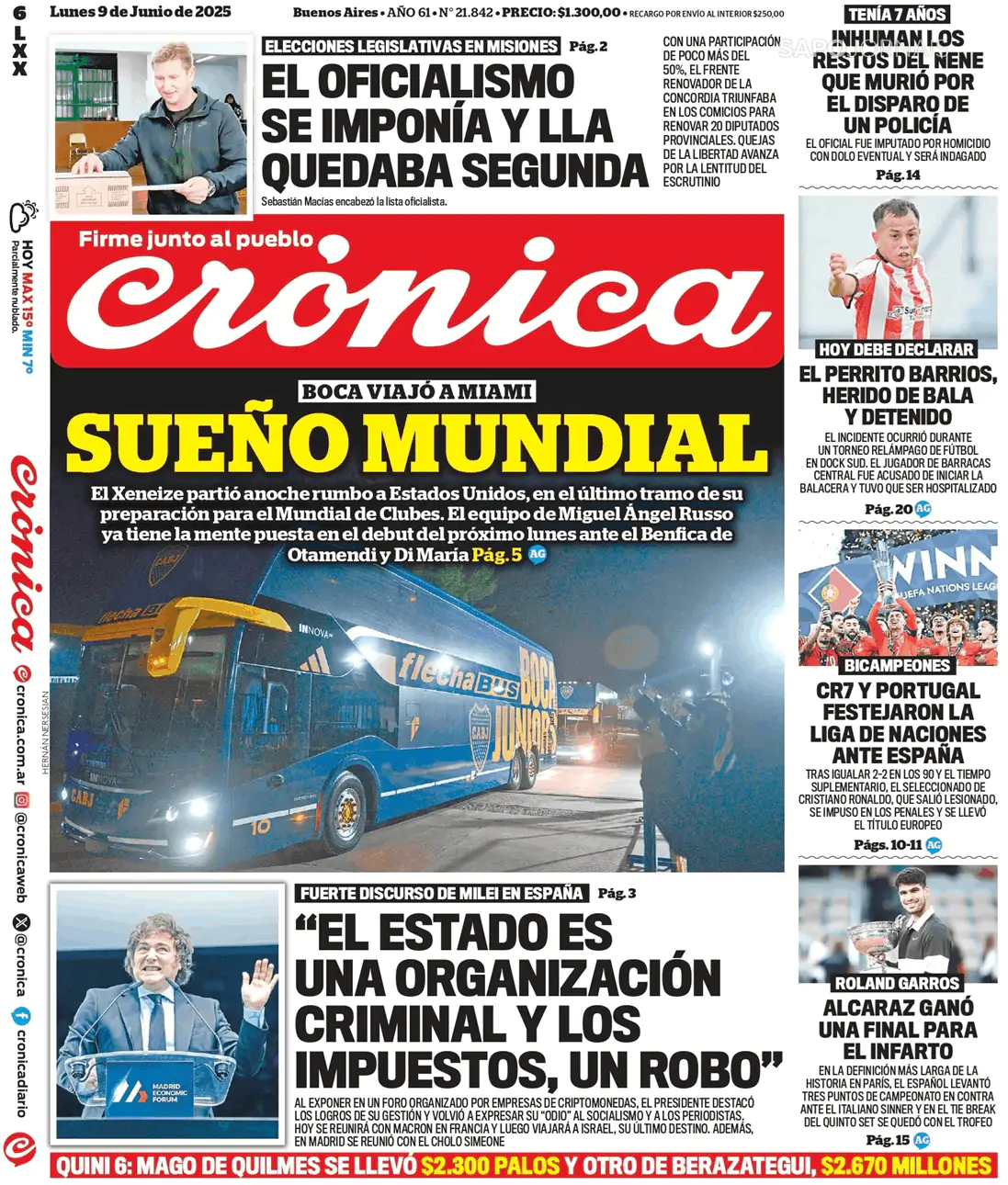 Capa Crónica