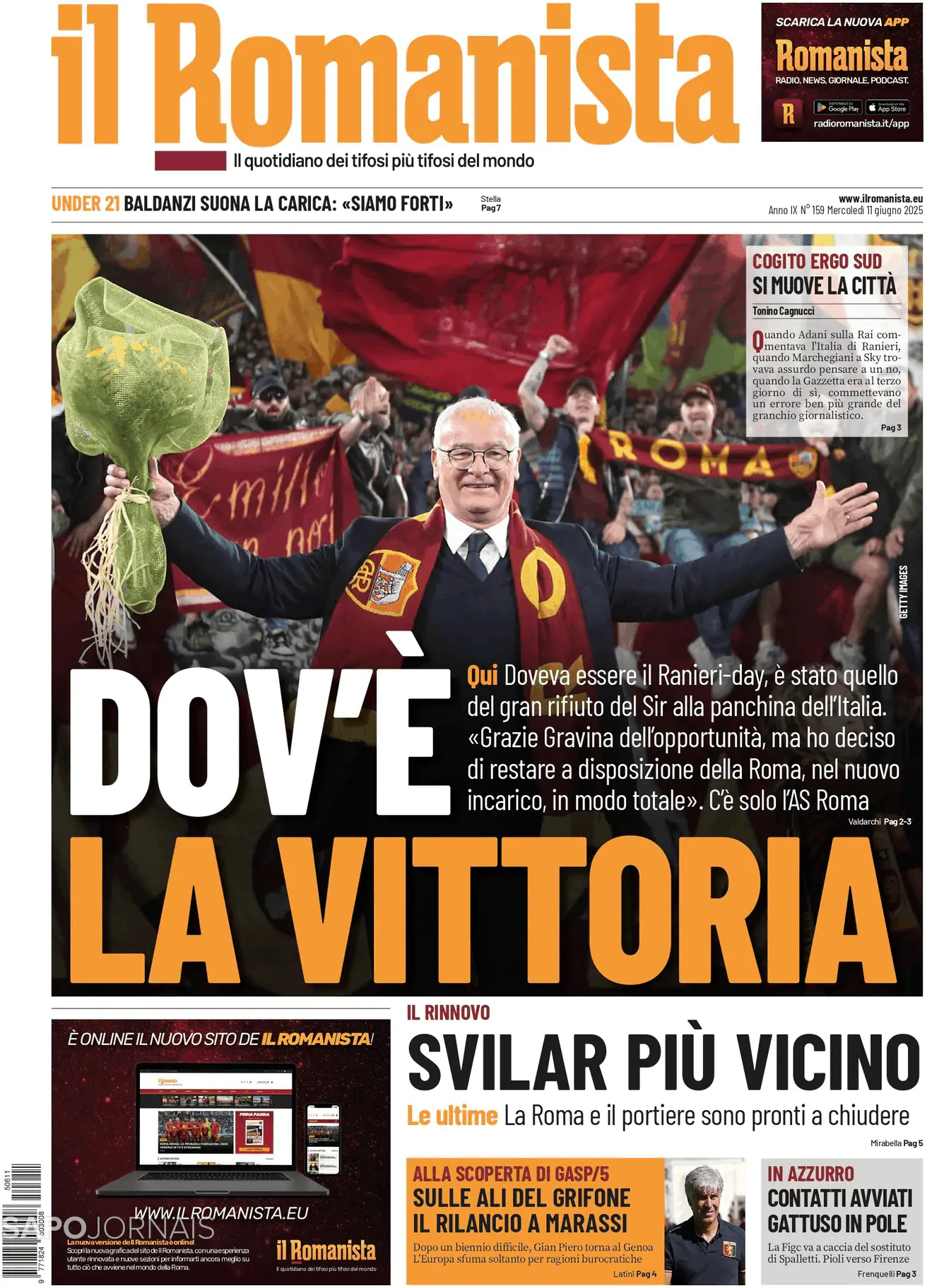 Capa Il Romanista