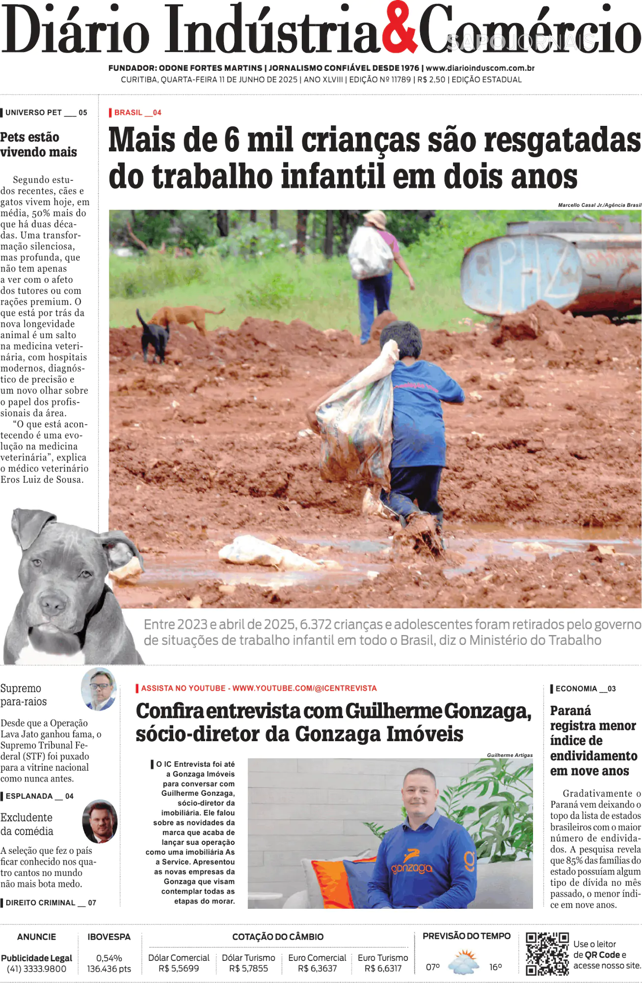 Capa Diário Indústria & Comércio