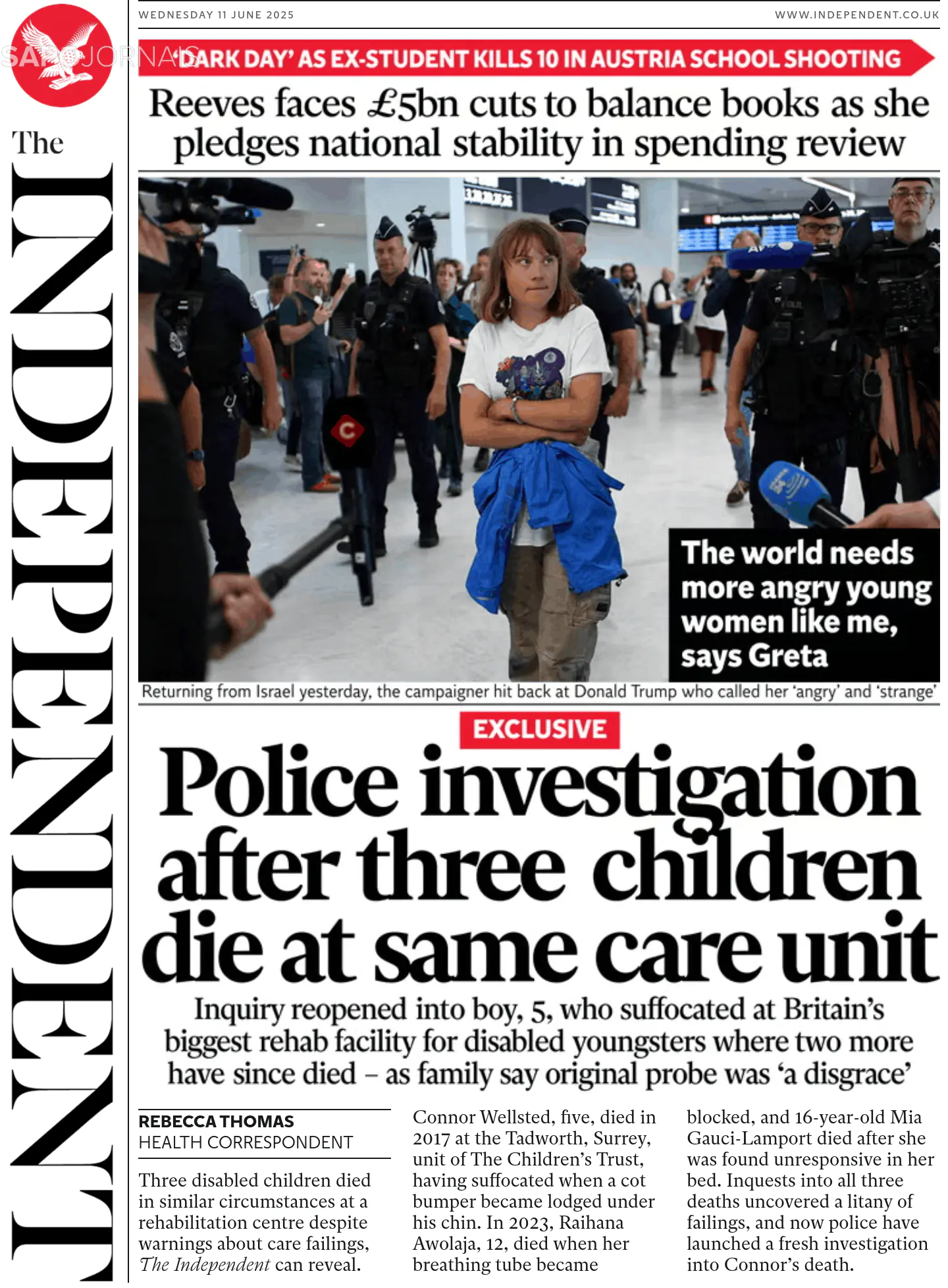 Capa The Independent