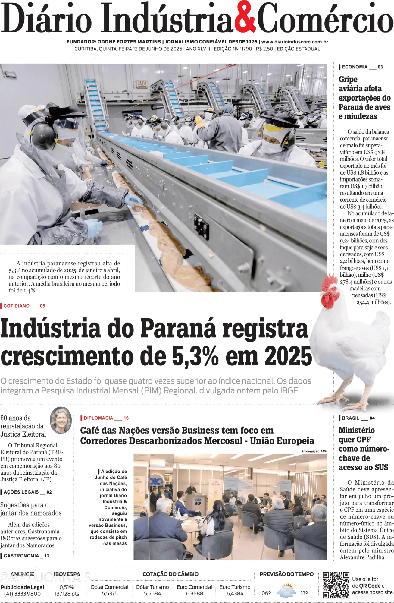 Capa Diário Indústria & Comércio