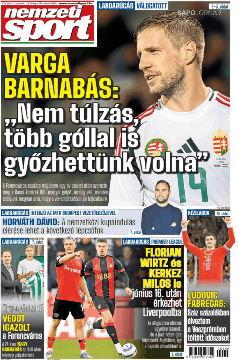 Capa Nemzeti Sport