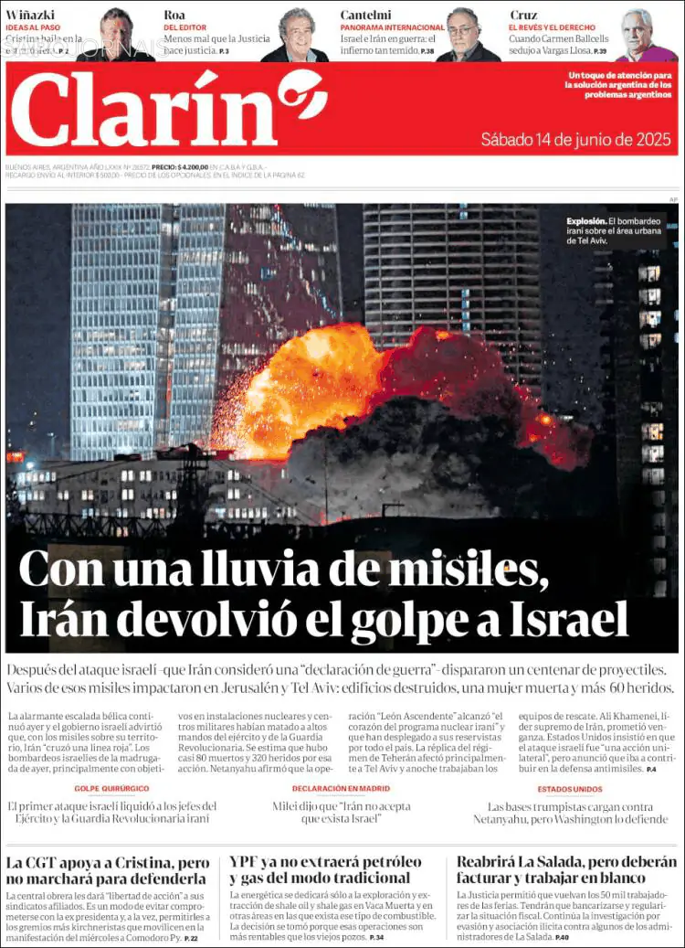 Capa Clarín