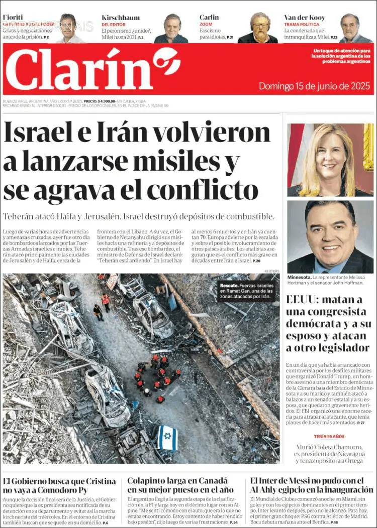 Capa Clarín
