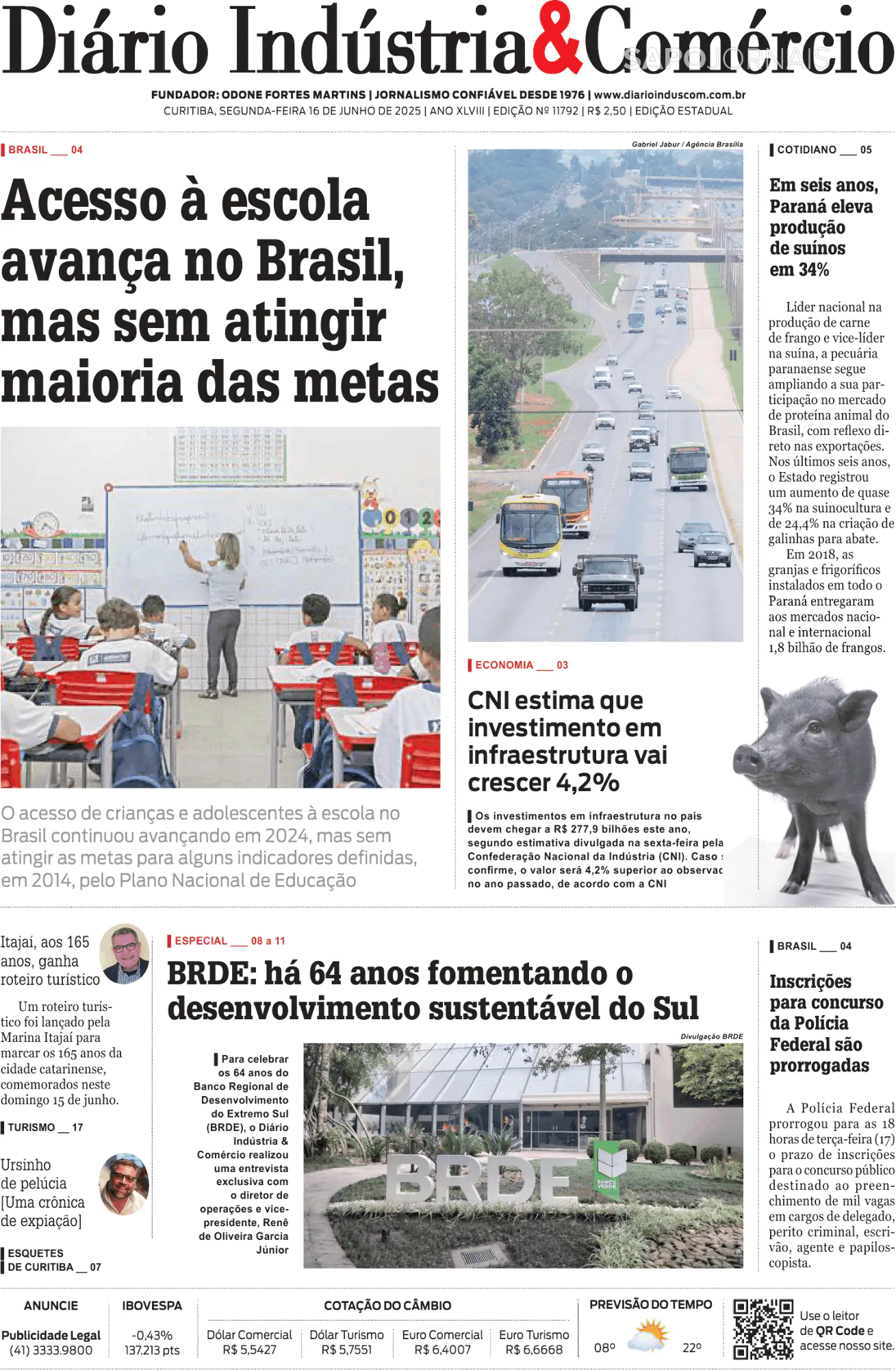 Capa Diário Indústria & Comércio