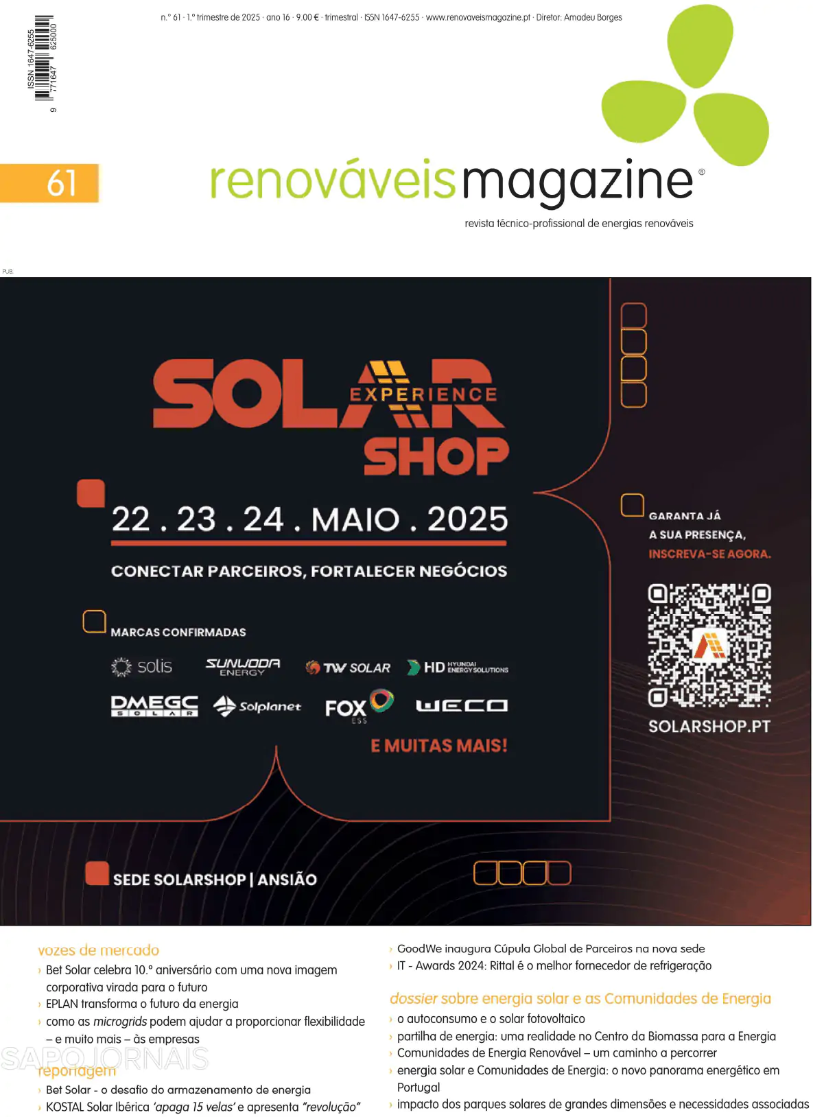 Capa Renováveis Magazine
