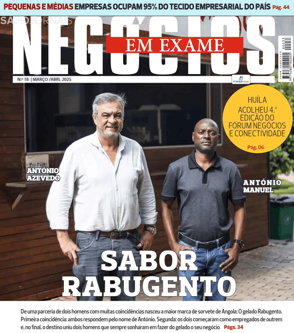 Capa Negócios em Exame