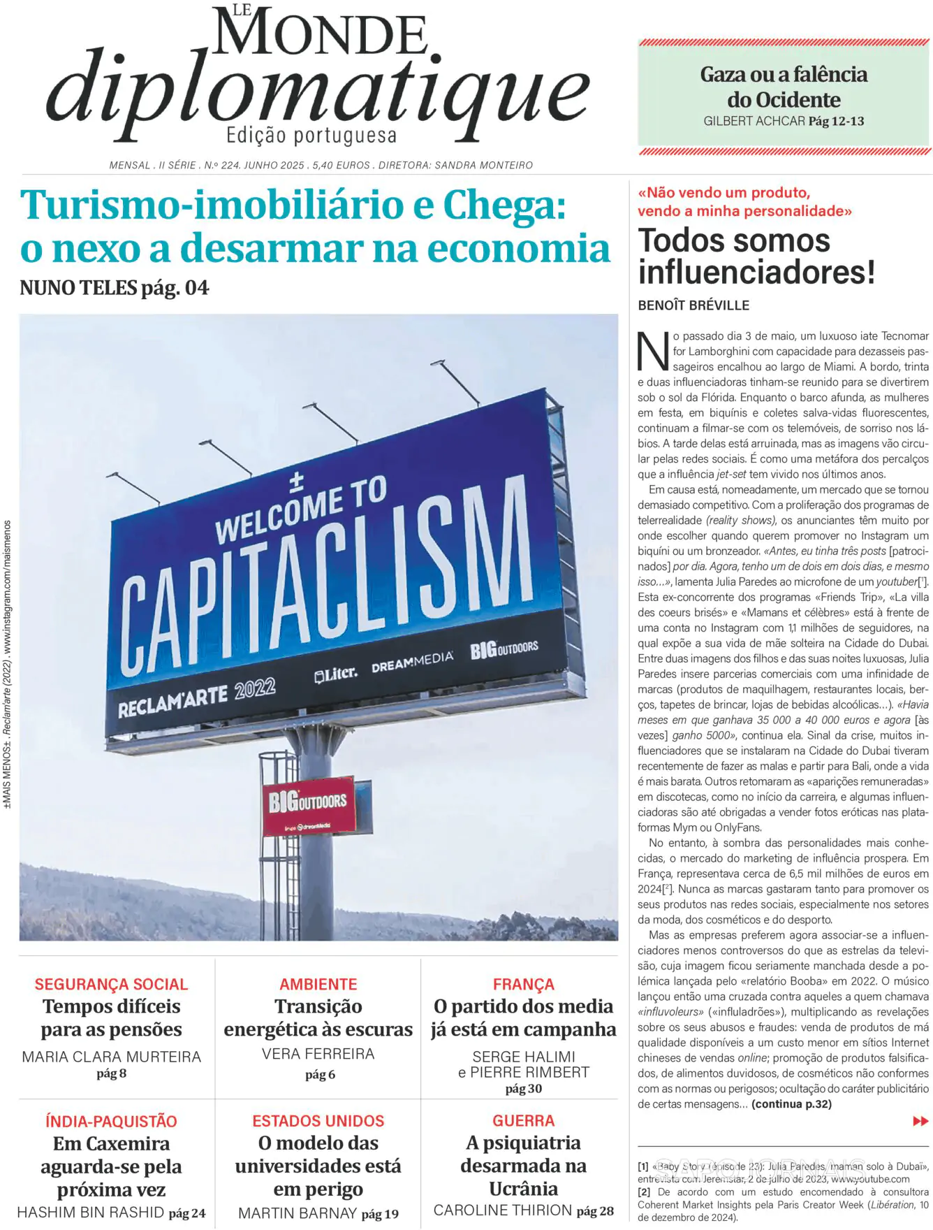Capa Le Monde Diplomatique