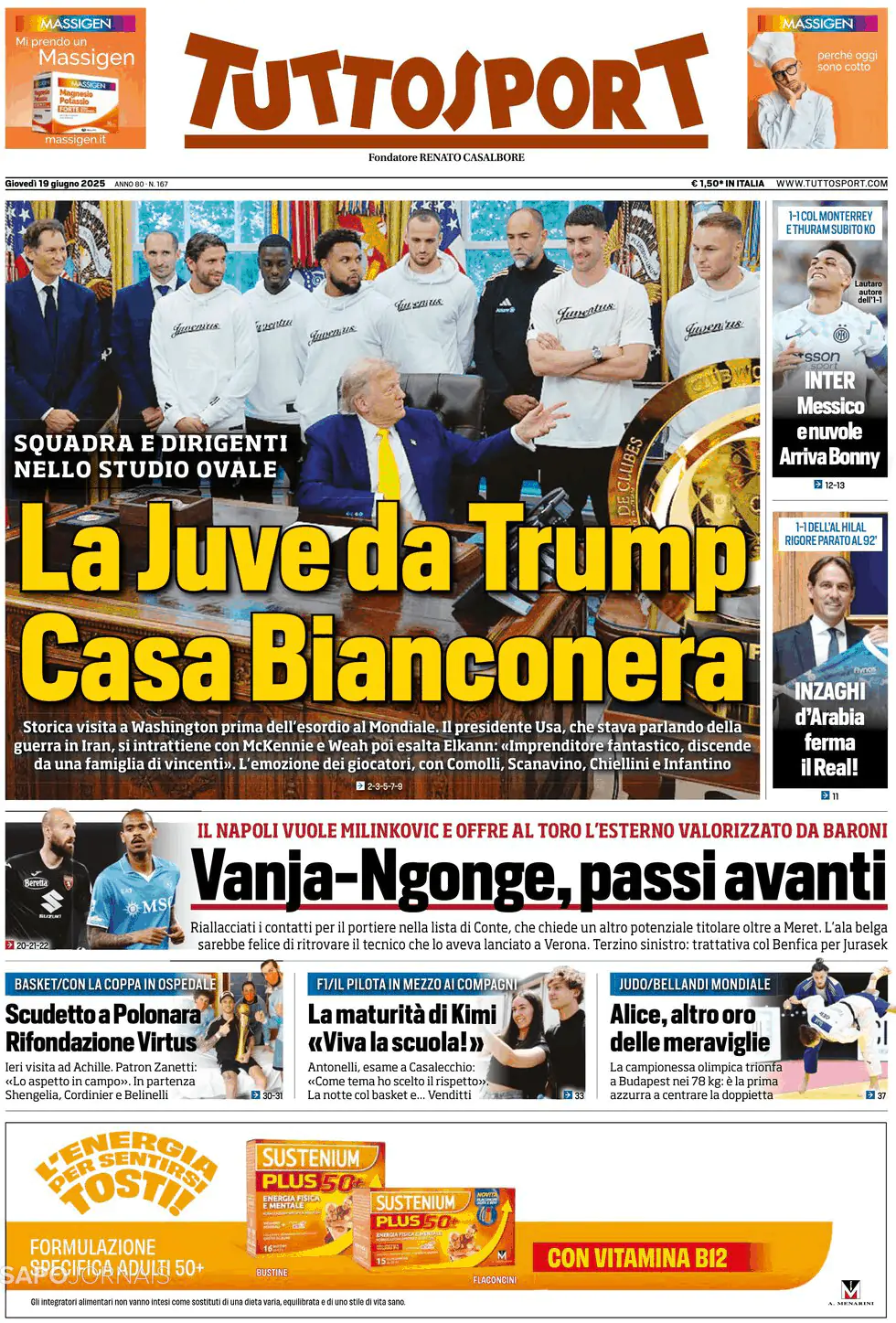 Capa Tuttosport