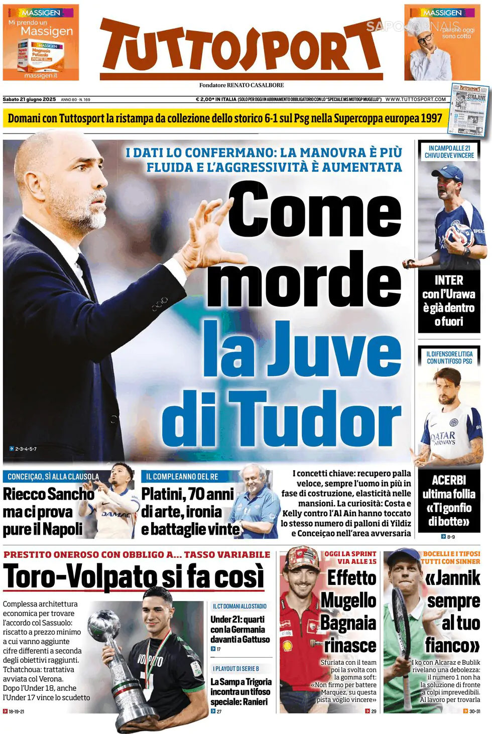 Capa Tuttosport