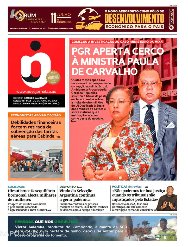 Capa Novo Jornal