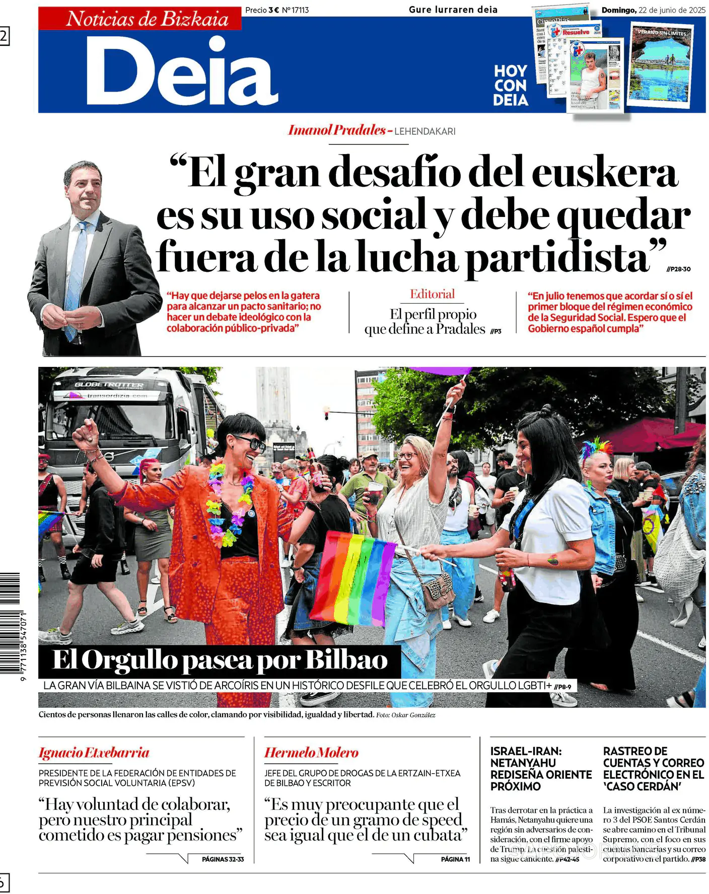 Capa Deia-Noticias de Bizkaia