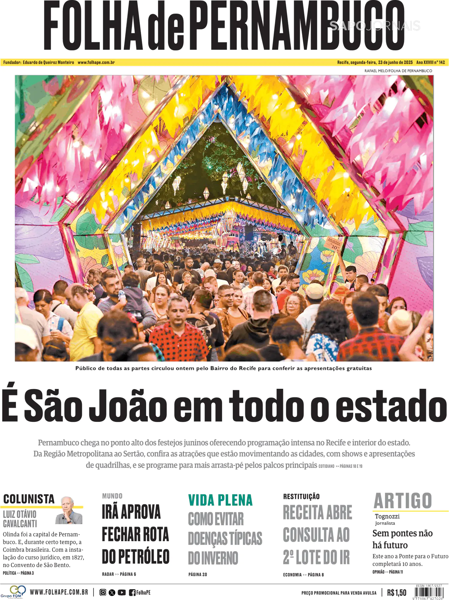 Capa Folha de Pernambuco