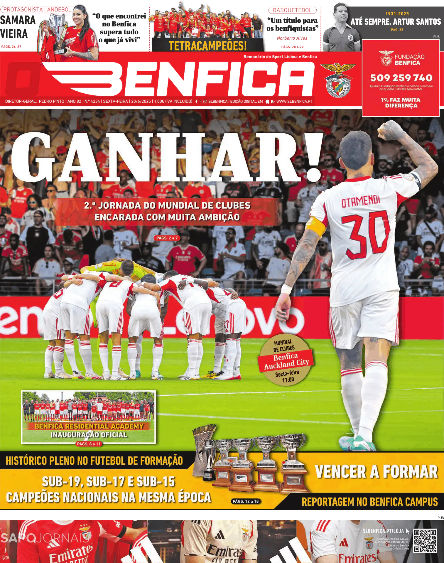 Capa O Benfica