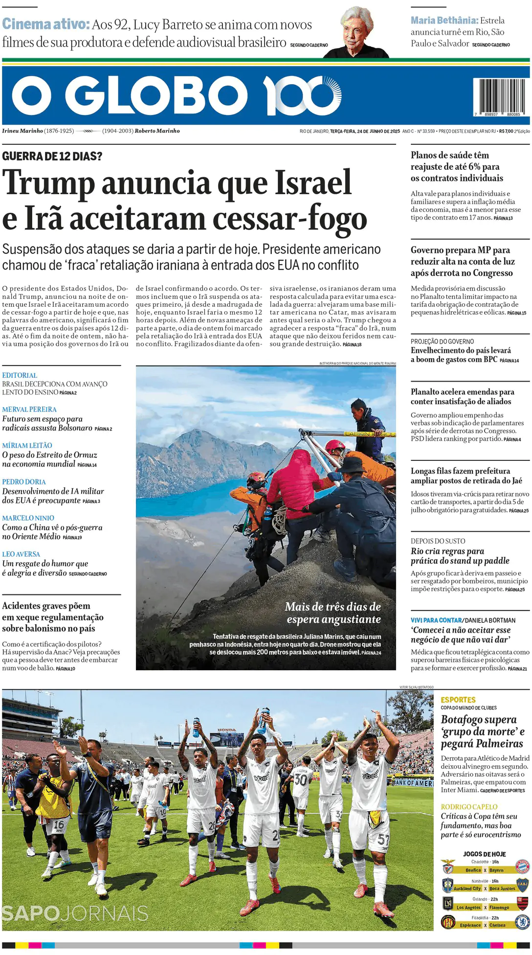 Capa O Globo
