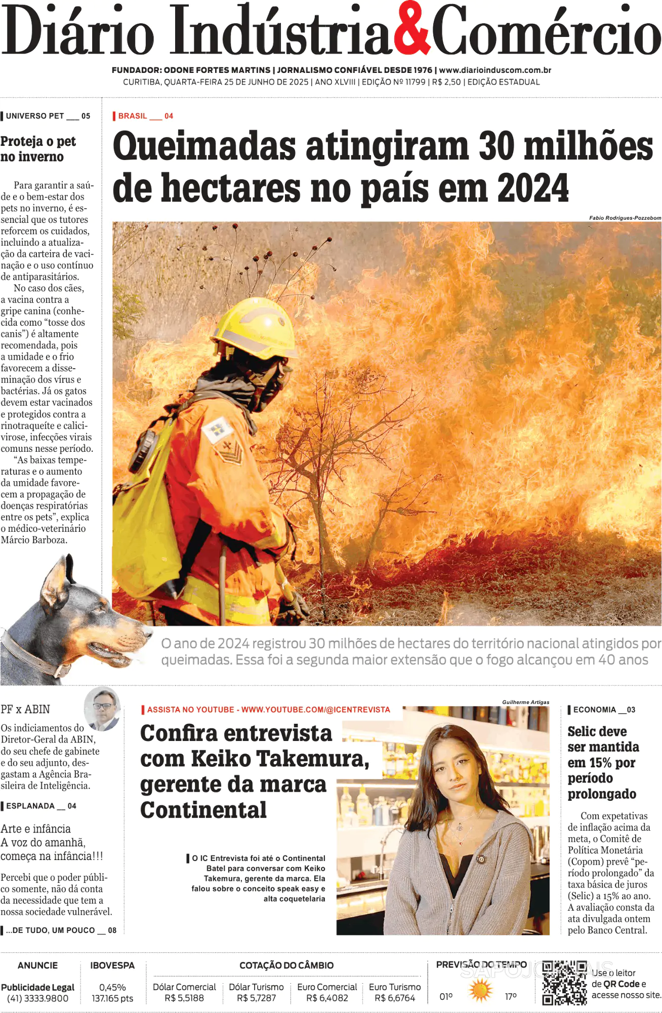 Capa Diário Indústria & Comércio