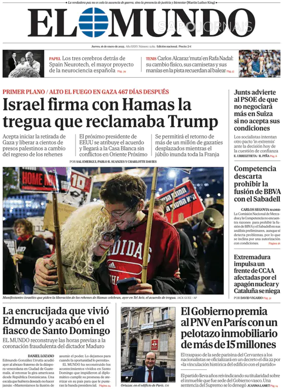 Capa El Mundo