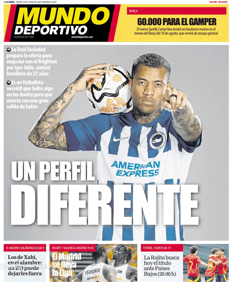 Capa Mundo Deportivo (Gipuzkoa)