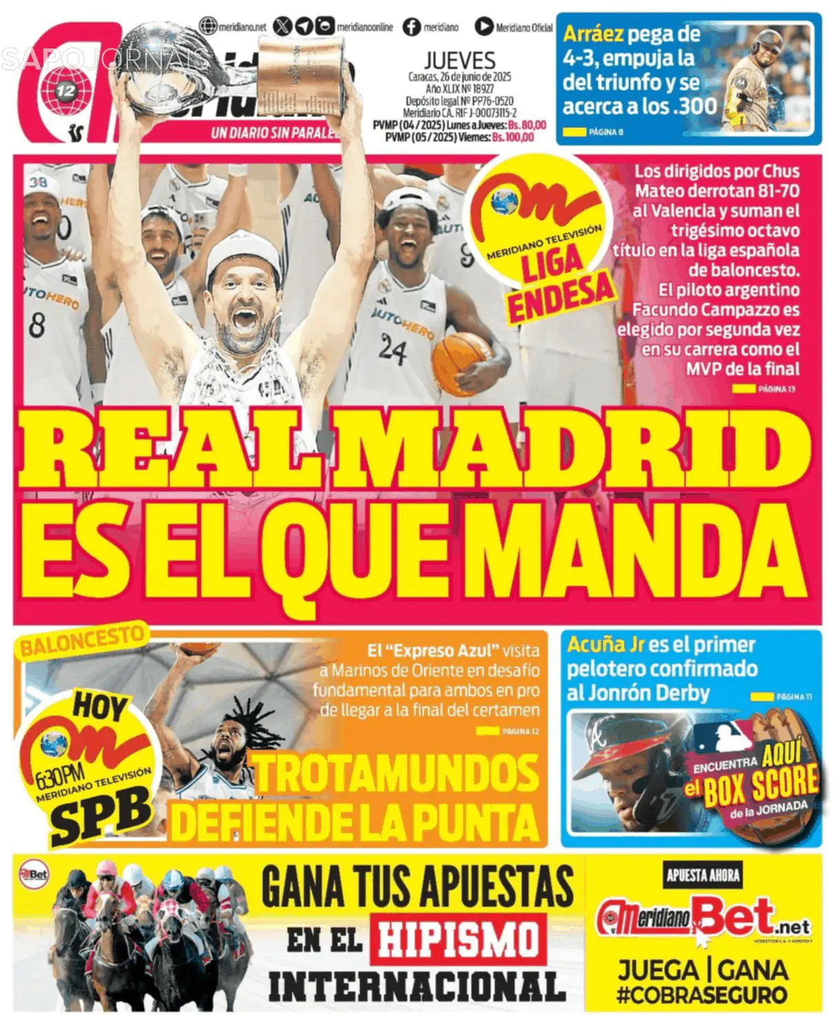 Capa Meridiano