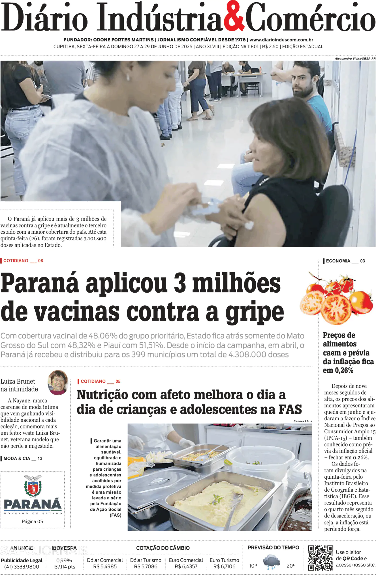 Capa Diário Indústria & Comércio