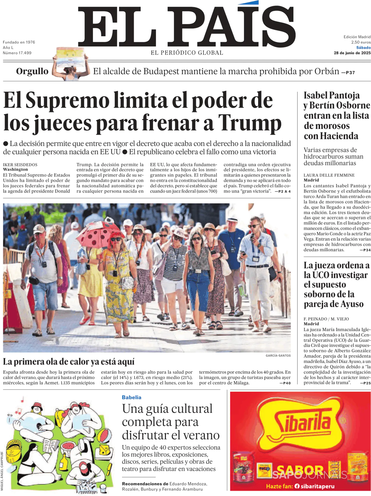 Capa El País