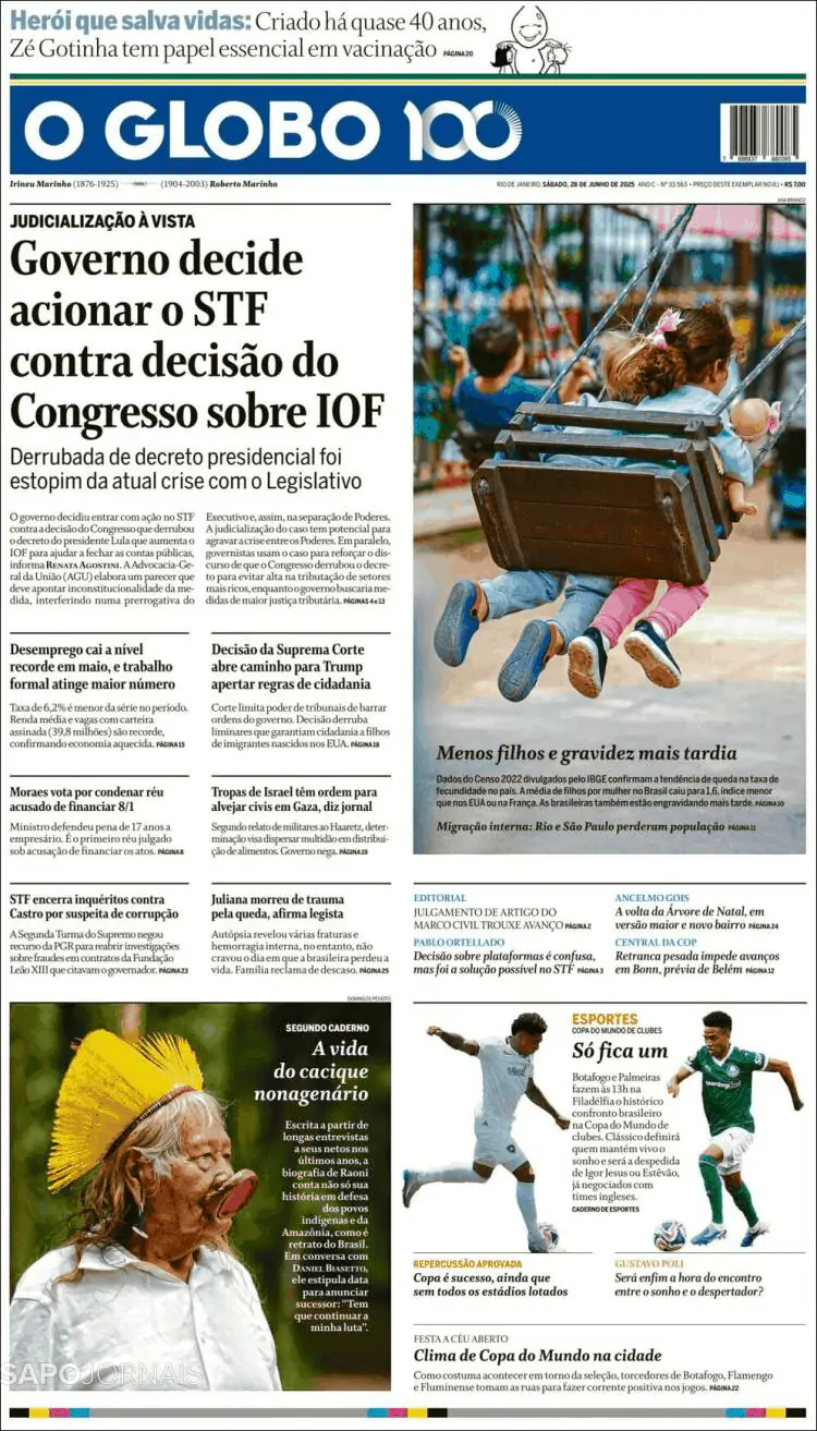 Capa O Globo