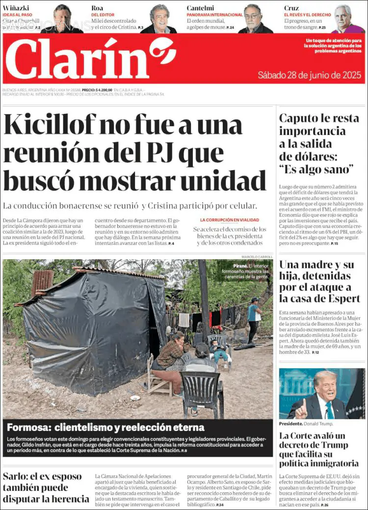 Capa Clarín