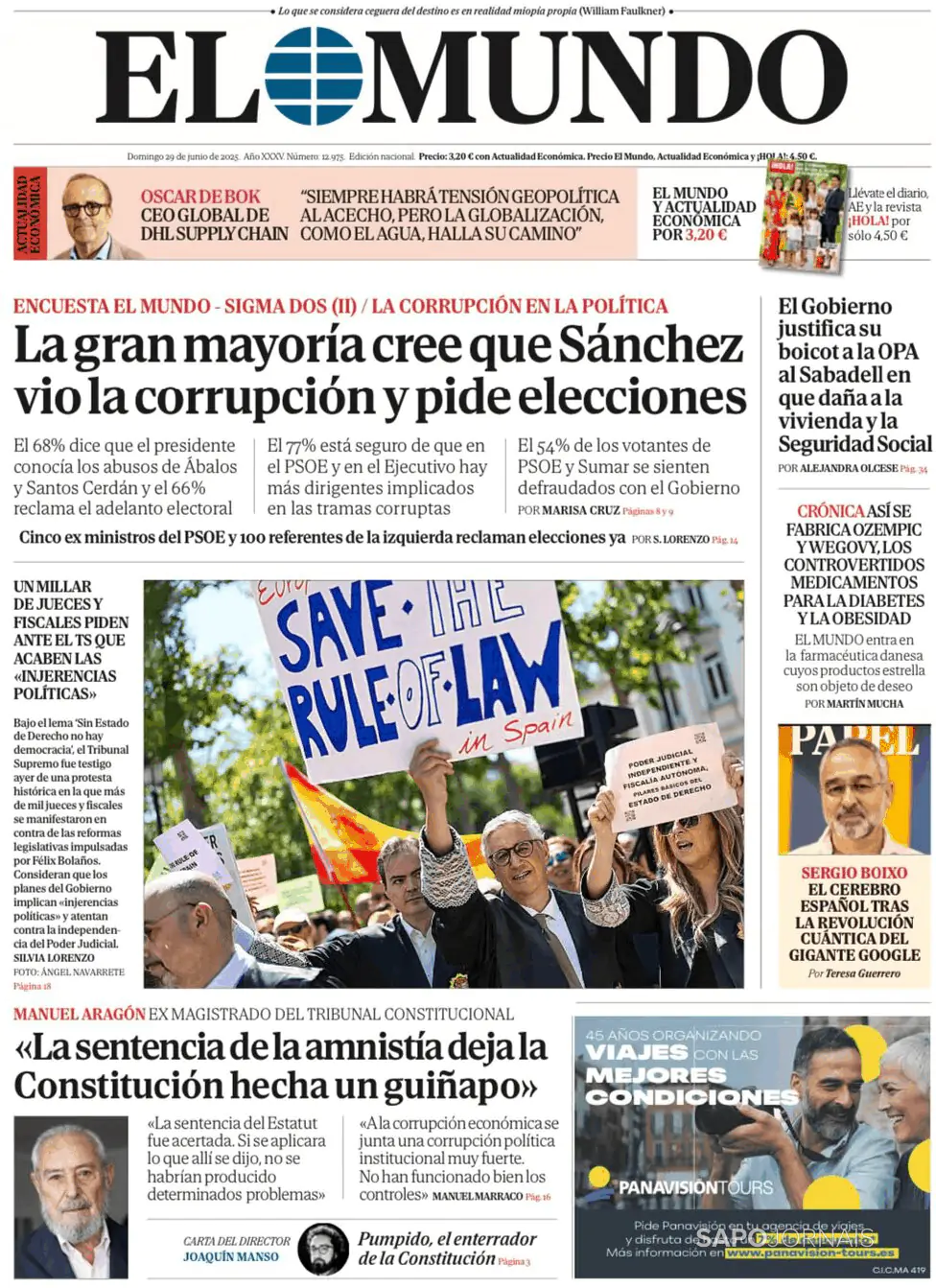 Capa El Mundo