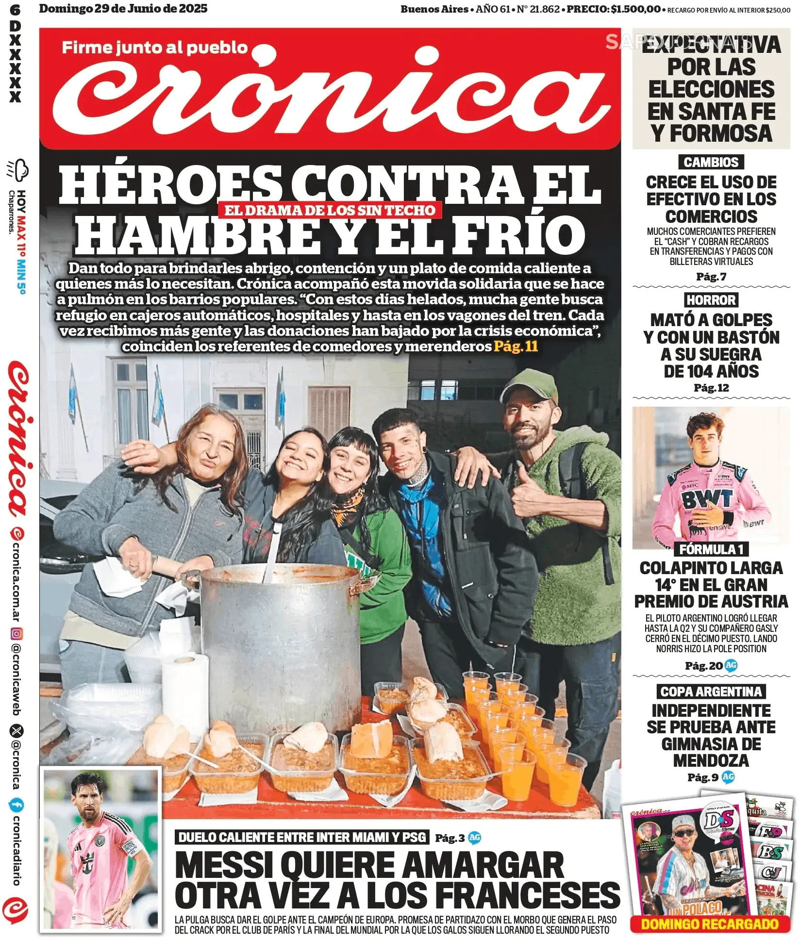 Capa Crónica