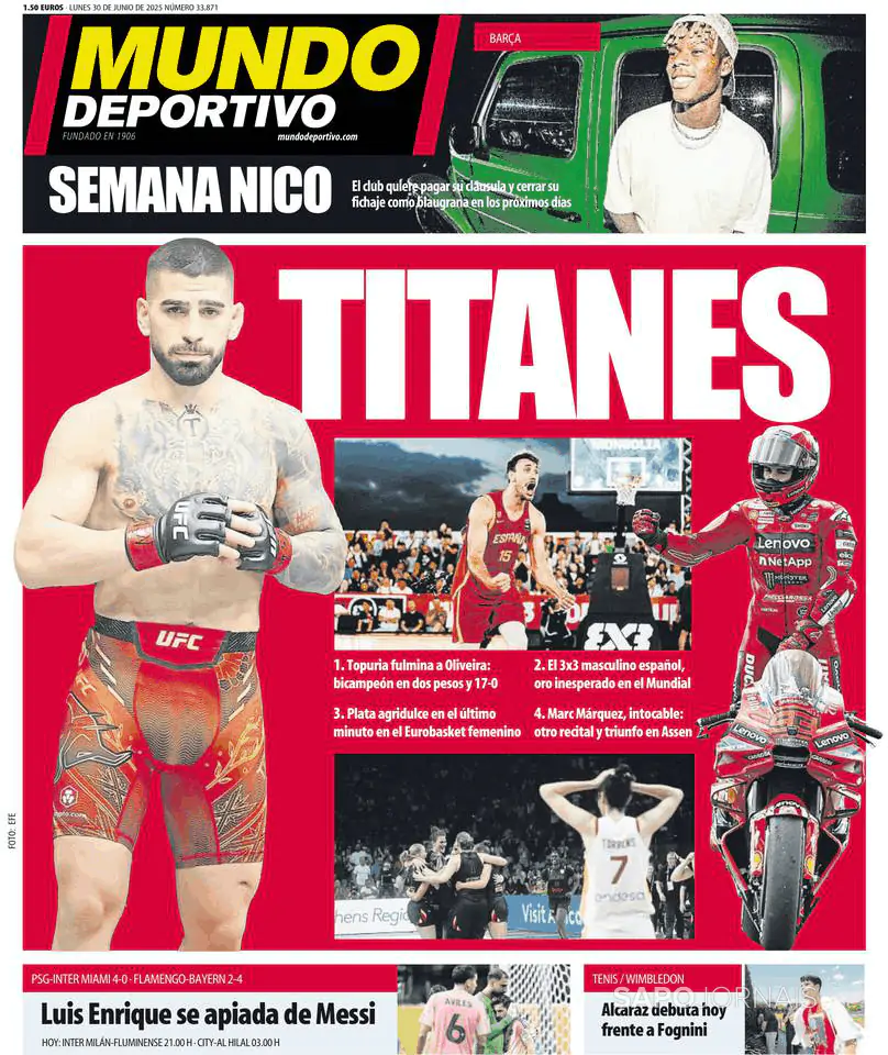 Capa Mundo Deportivo