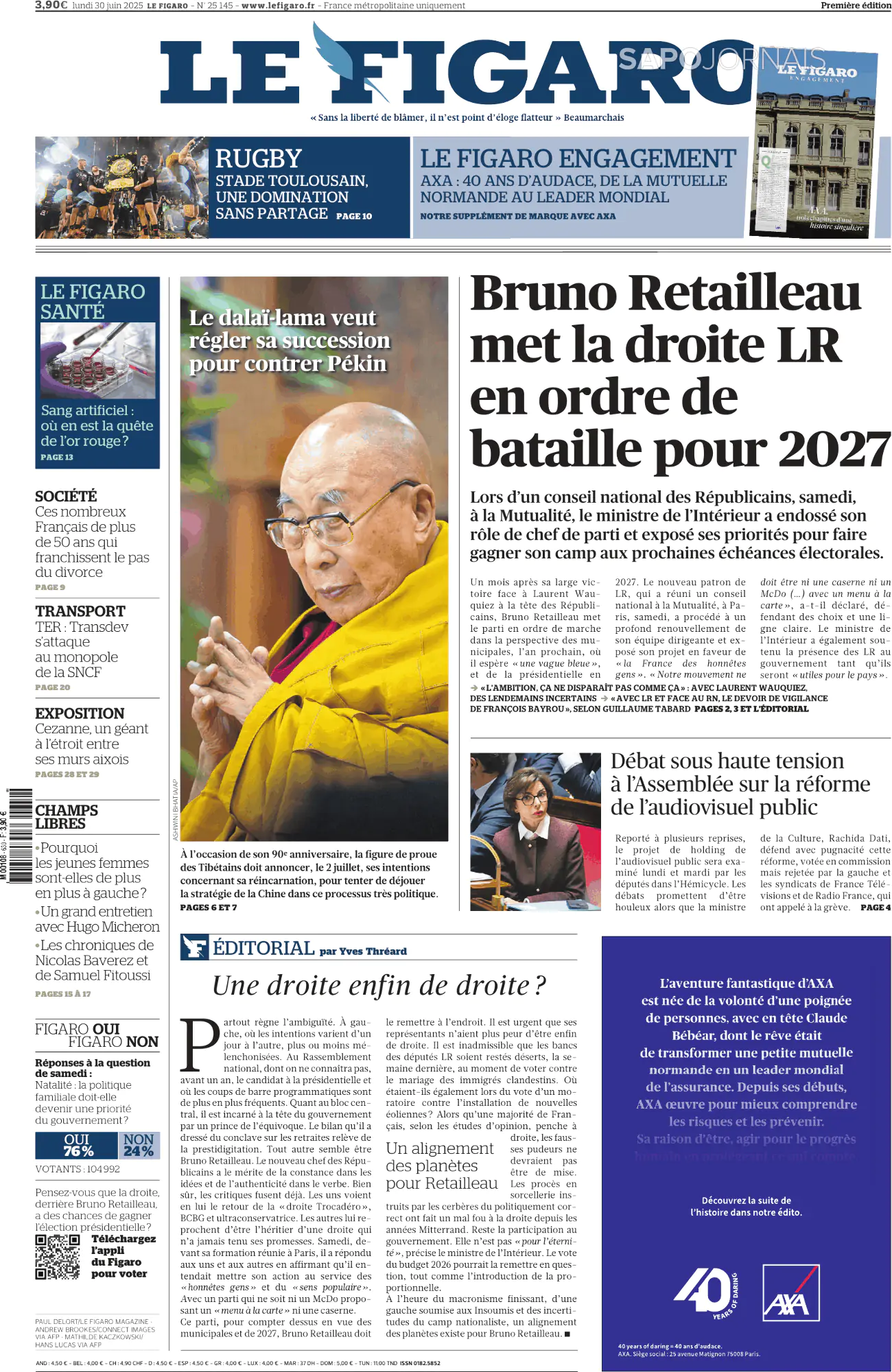 Capa Le Figaro