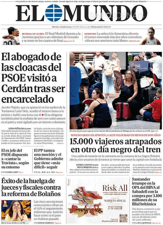 Capa El Mundo