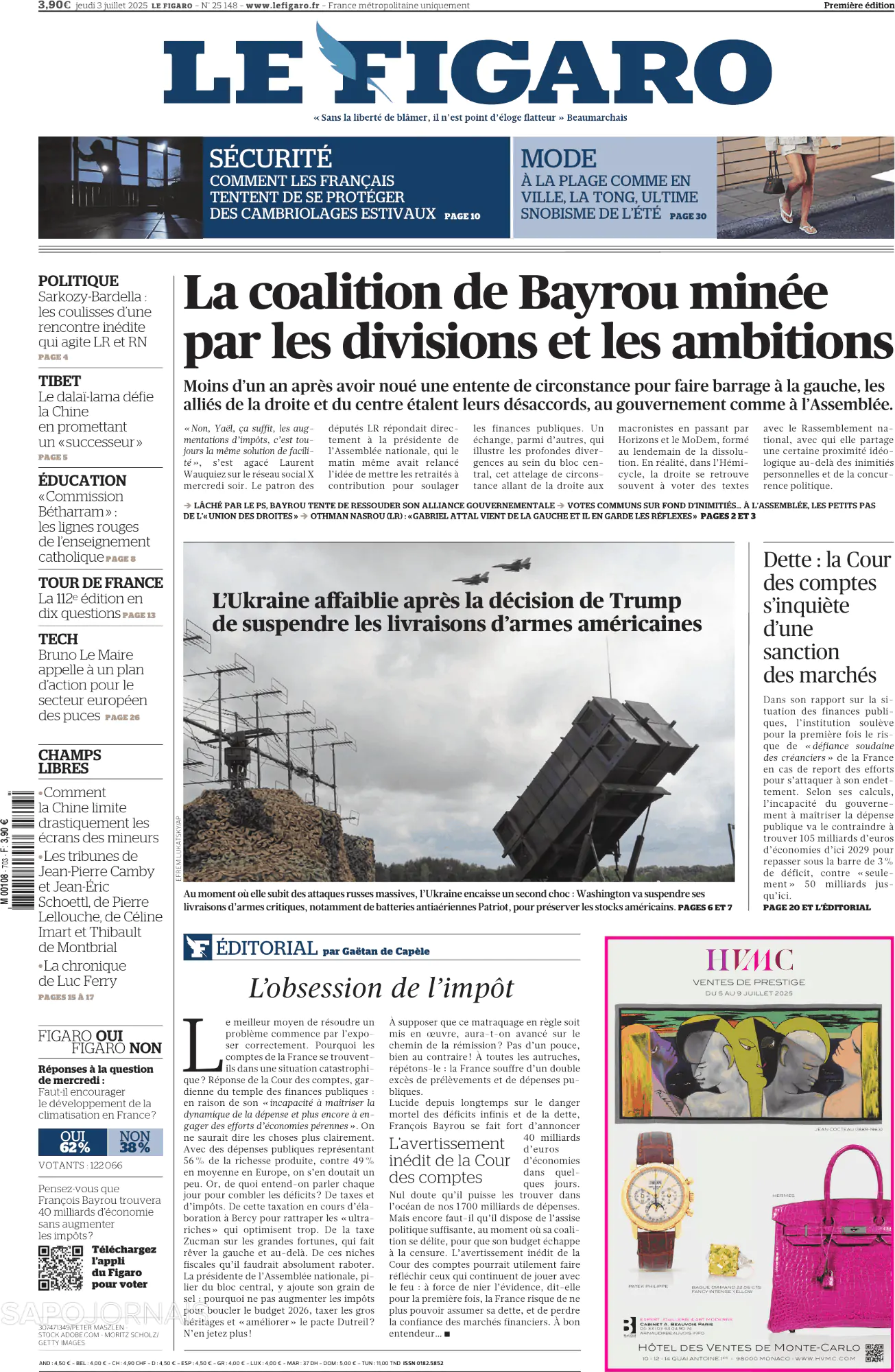 Capa Le Figaro