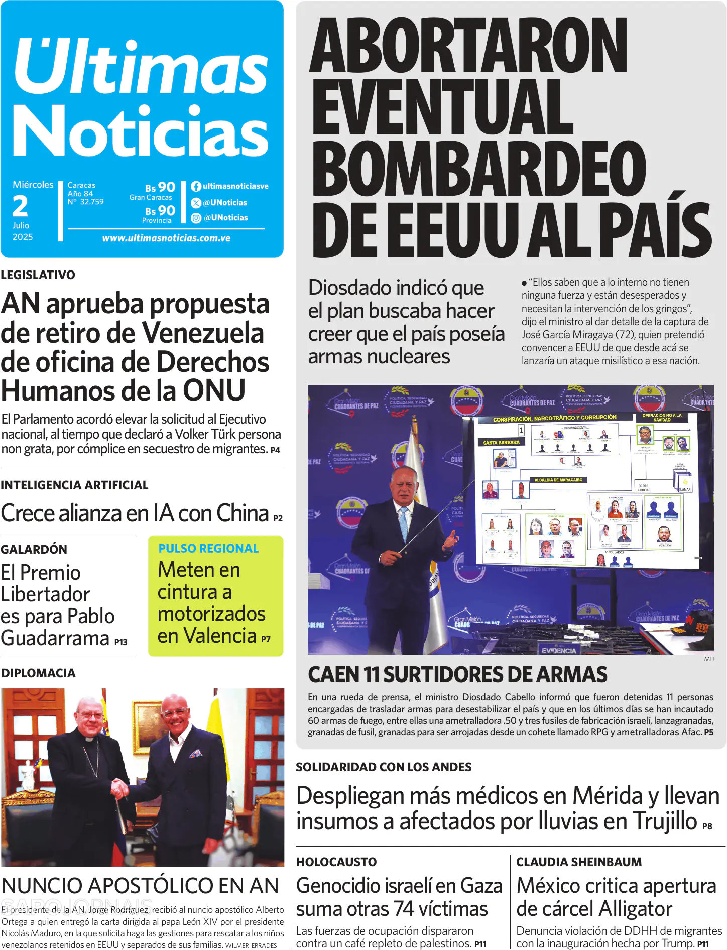 Capa Últimas Noticias