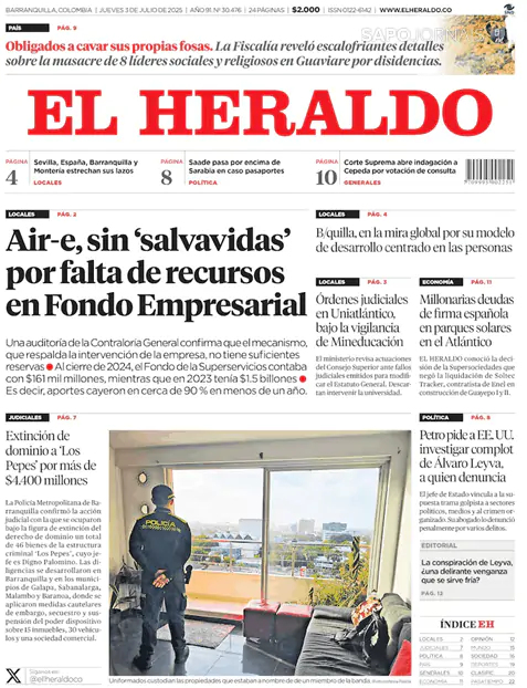 Capa El Heraldo