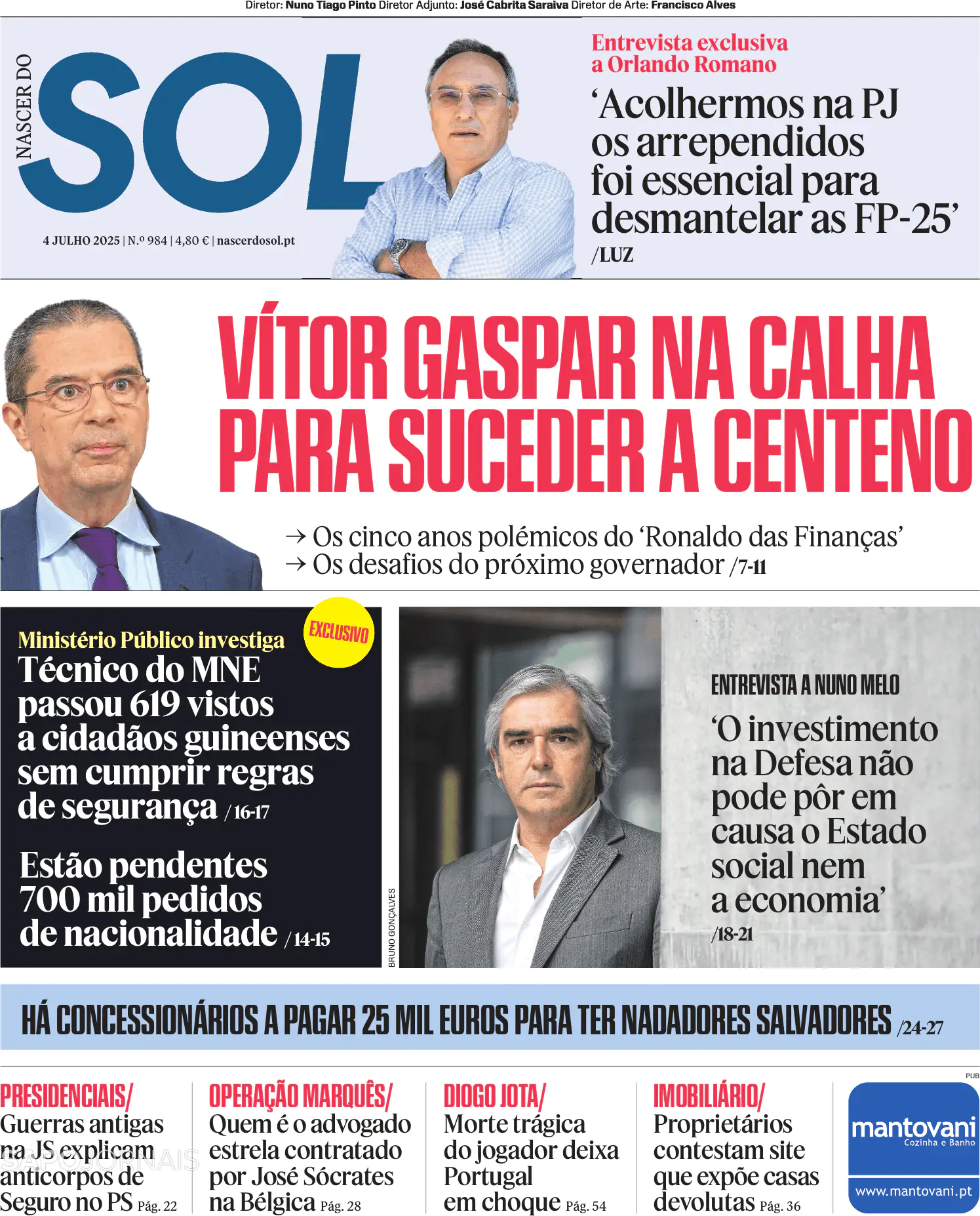 Capa Nascer do SOL