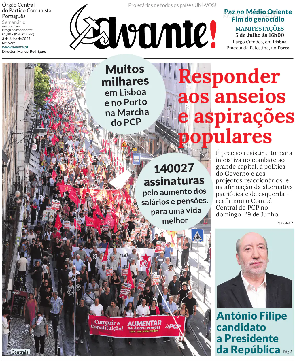 Capa Avante!