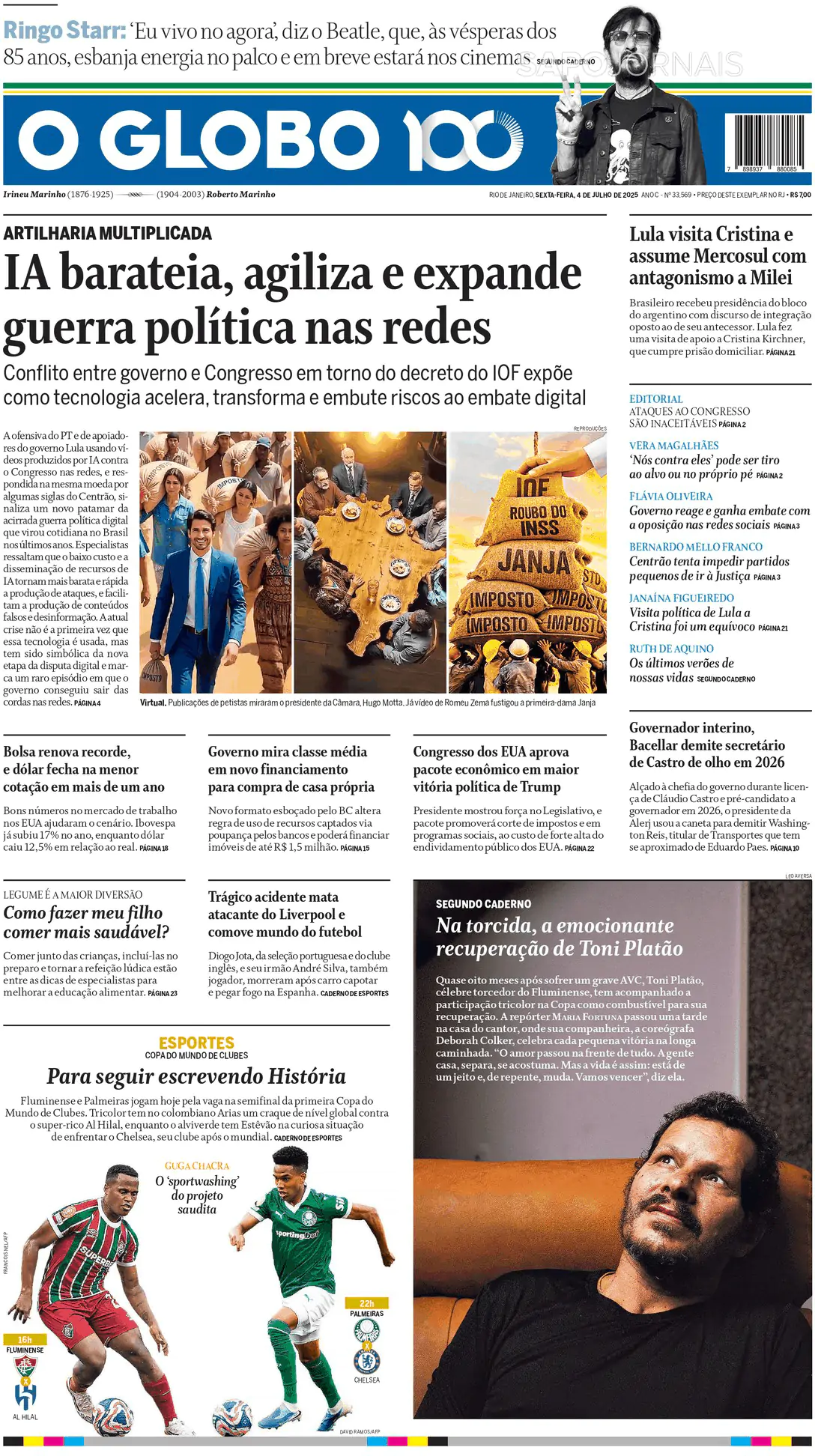 Capa O Globo
