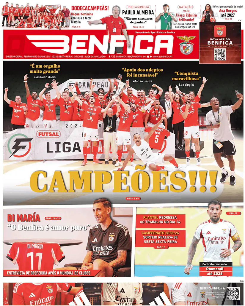 Capa O Benfica