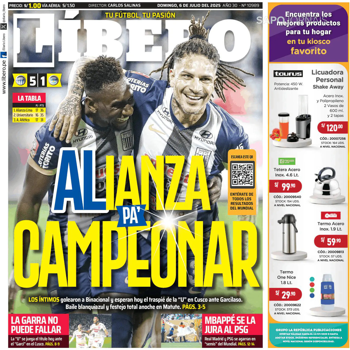 Capa Líbero