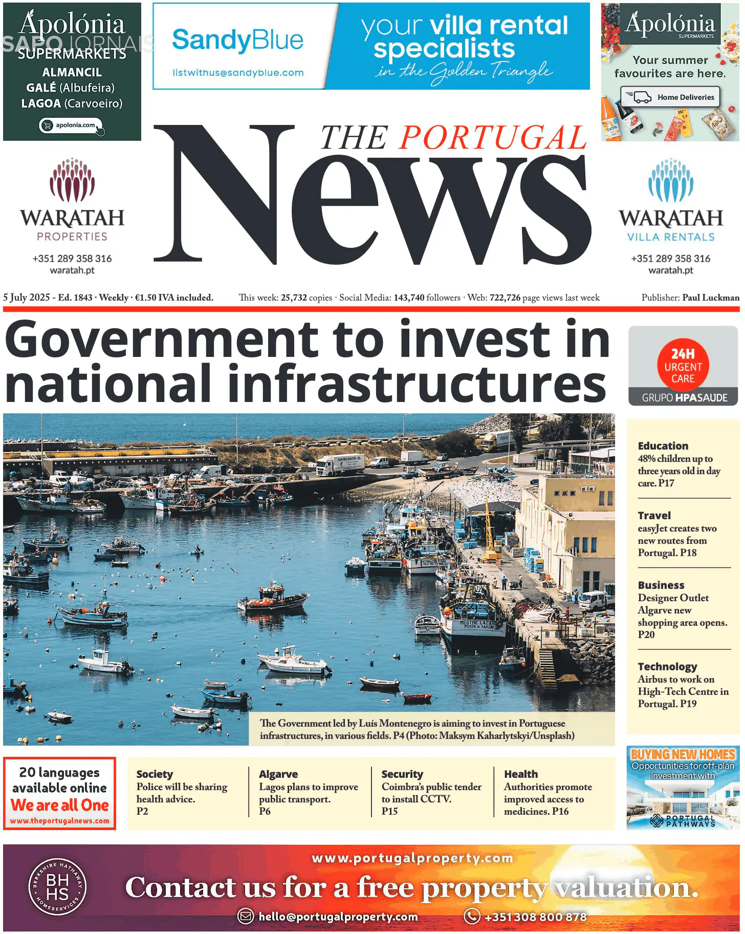 Capa The Portugal News