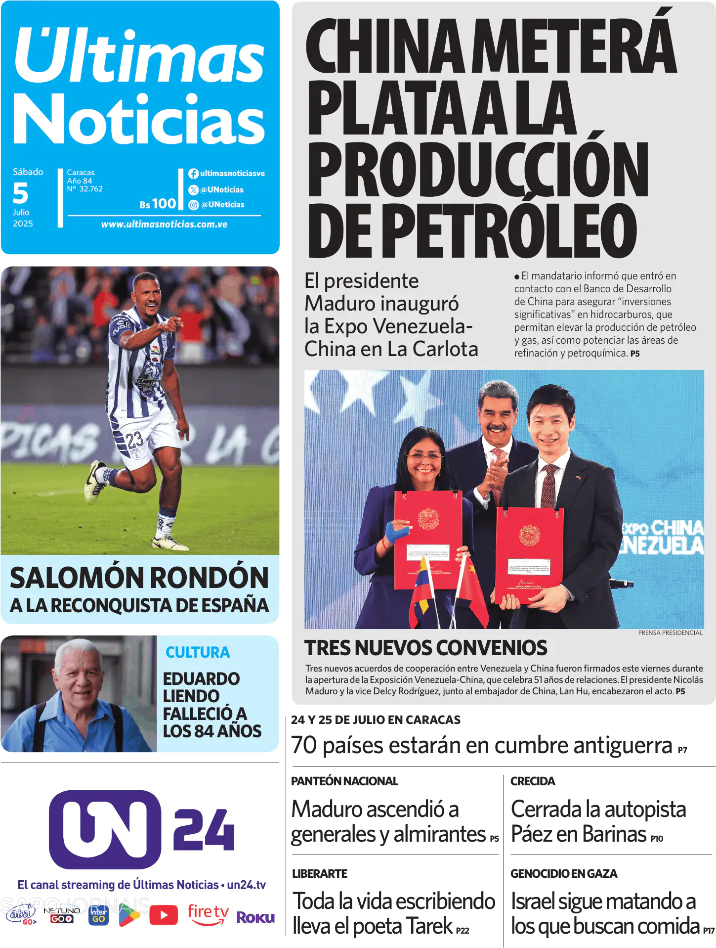 Capa Últimas Noticias