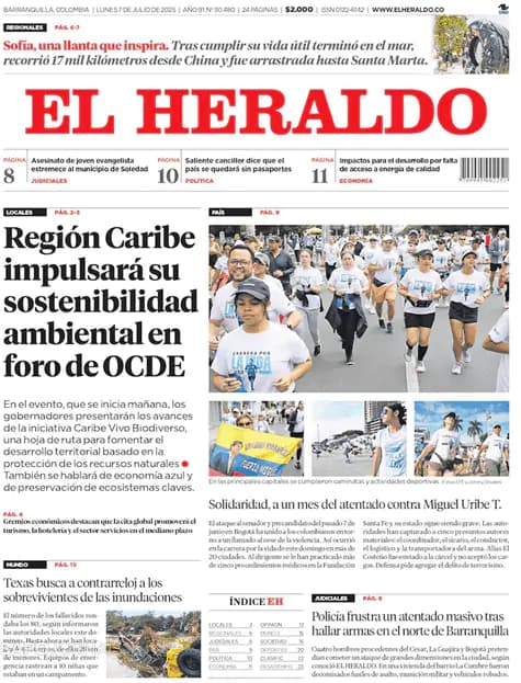 Capa El Heraldo